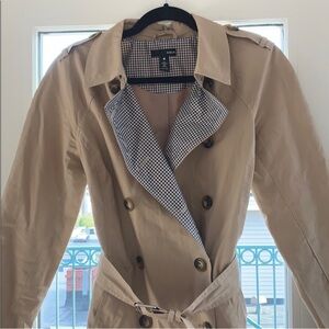 Aqua Beige Rain Coat (XS)